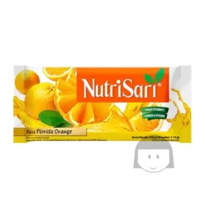 Nutrisari Florida Orange 14 gr, 10 sachet Minuman