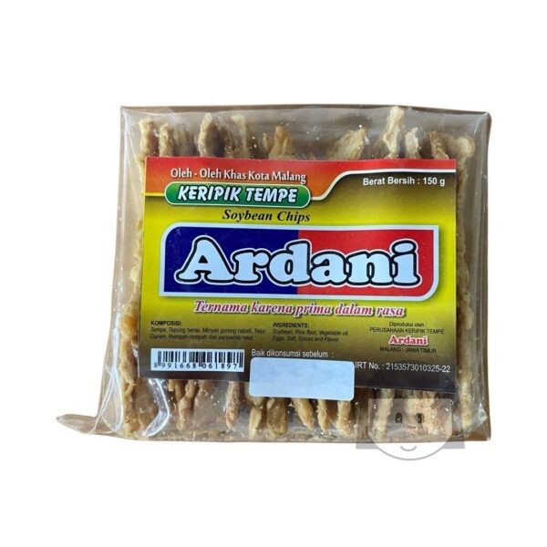 Ardani Keripik Tempe 150 gr Savory Snacks
