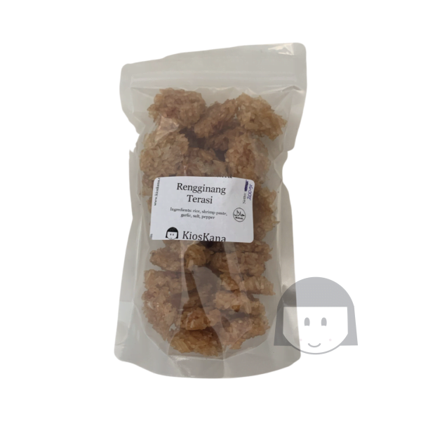 KiosKana Rengginang Terasi Mentah 200gr Raw Krupuk