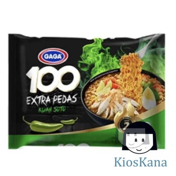 Gaga Mie Extra Pedas Kuah Soto Ayam Limited Products