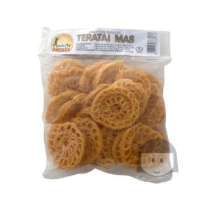 Nesia Kerupuk Bawang Teratai Mas 250 gr Raw Krupuk