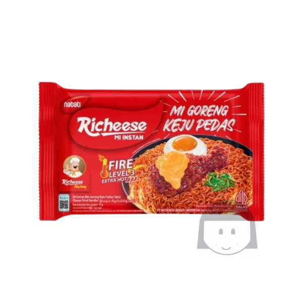 Nabati Richeese Mi Instan Mi Goreng Keju Pedas Level 3 Limited Products