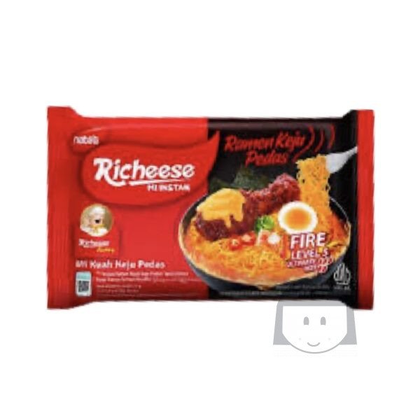 Nabati Richeese Mi Instan Ramen Keju Pedas Level 5, 10 pcs Limited Products