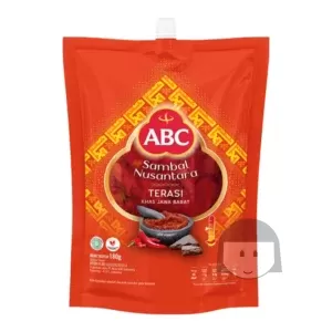 ABC Homestyle Sambal Terasi Zakje 180 gr Sojasaus, Saus & Sambal