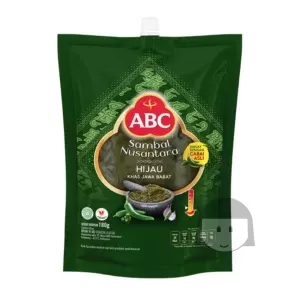 ABC Homestyle Sambal Hijau Zakje 180 gr Sojasaus, Saus & Sambal