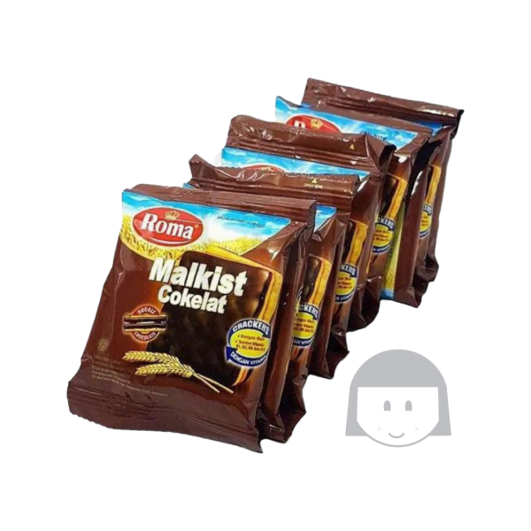 Roma Malkist Belgian Style Chocolate 18 gr x 10 sachets Limited Products