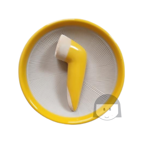 KiosKana Cobek Keramik Kuning 20 cm Bukan makanan