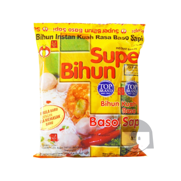 Super Bihun Kuah Rasa Baso Sapi 51 gr Noodles & Instant Food