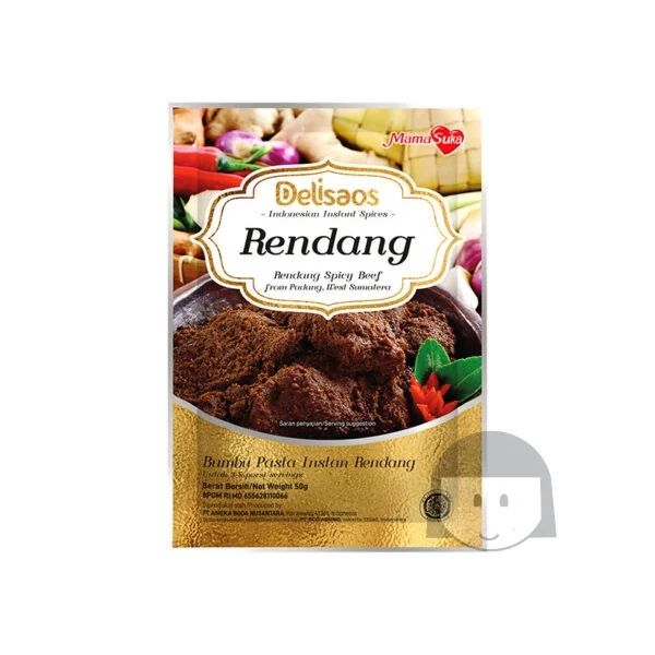 Mamasuka Delisaos Rendang 50 gr Limited Products
