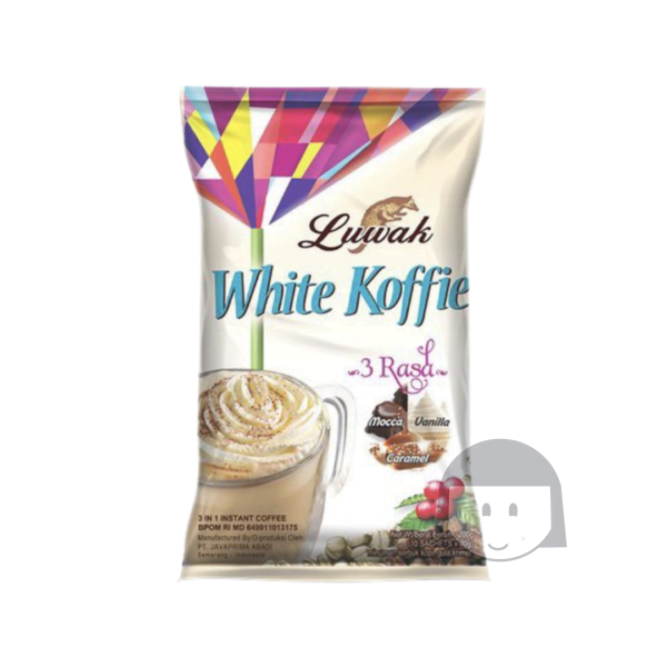 Luwak White Koffie 3 Rasa 20 gr x 10 sachets