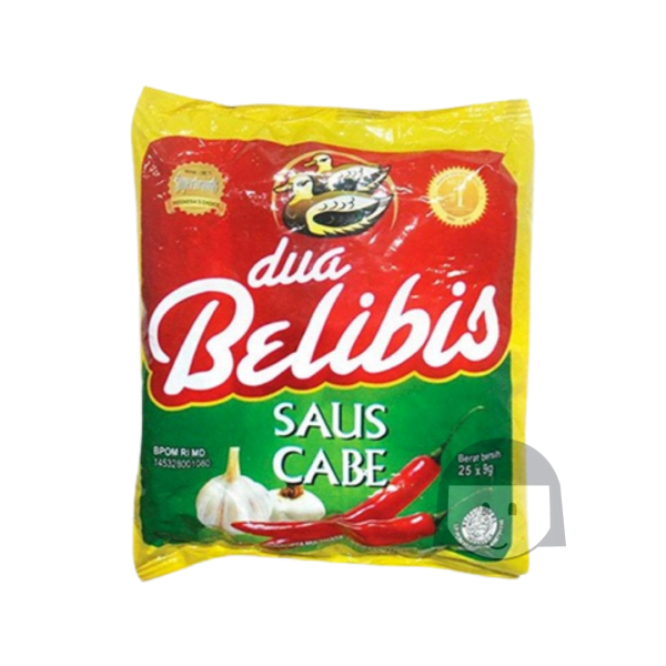 Dua Belibis Saus Cabe 9 gr, 24 sachet