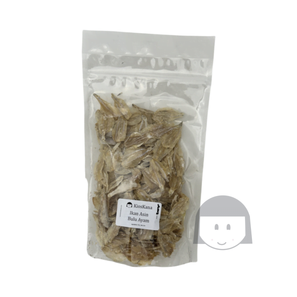 KiosKana Ikan Asin Bulu Ayam 200 gr Clearance Sale