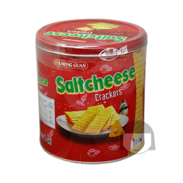 Khong Guan Saltcheese Crackers Biscuits Kaleng 336 gr Limited Products