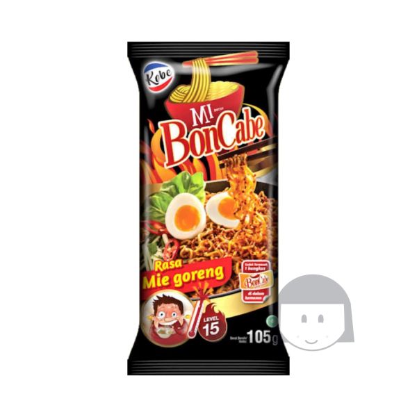 Kobe Mi BonCabe Rasa Mie Goreng Level 15 105 gr Noodles & Instant Food