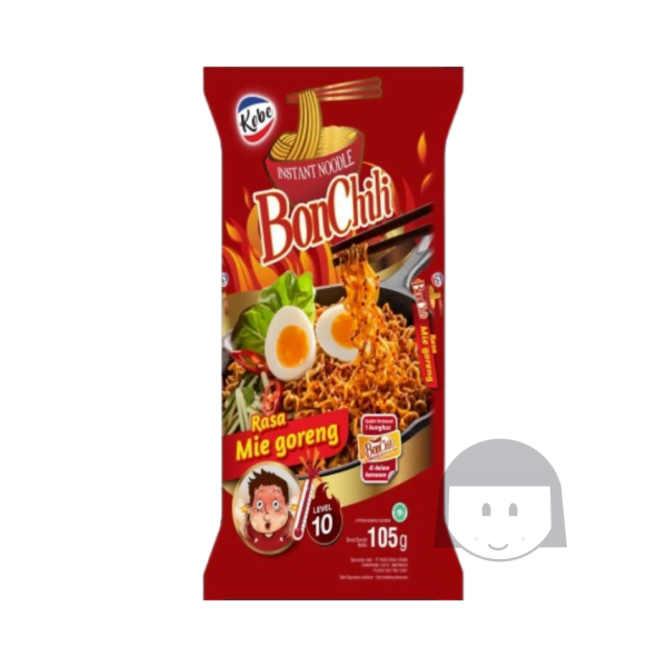 Kobe Boncabe Rasa Mie Goreng Level 10 105 gr Noodles & Instant Food