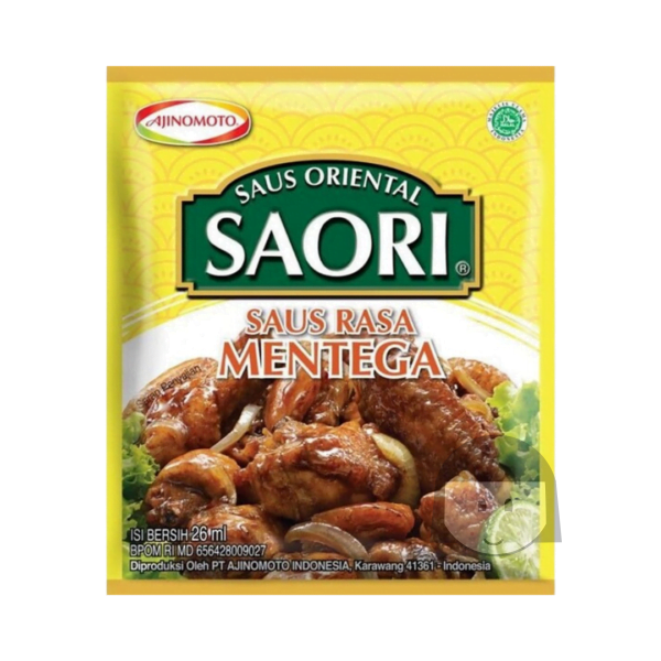 Saori Saus Rasa Mentega 26 ml, 10 zakjes