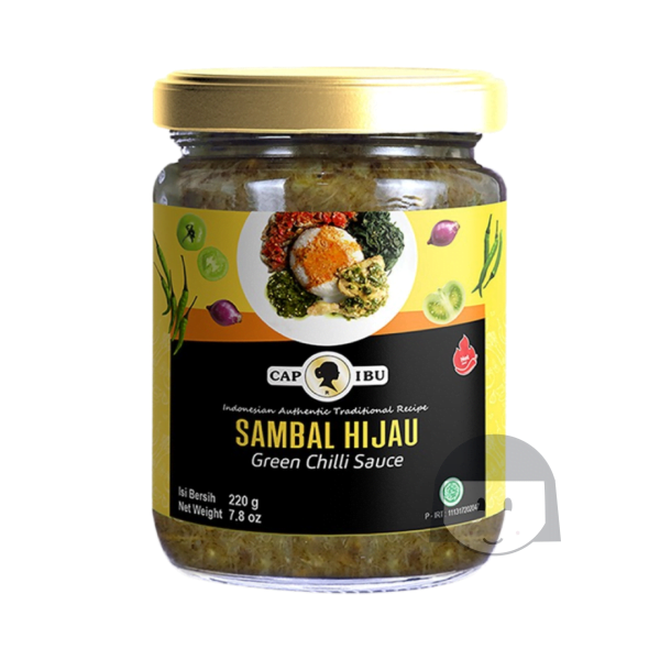 Cap Ibu / Nesia Sambal Padang Hot / Sambal Hijau Hot 220 gr Soy Sauce, Sauce & Sambal