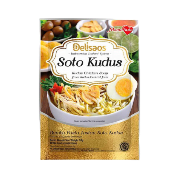 Mamasuka Delisaos Bumbu Pasta Instan Soto Kudus 50 gr Spices & Seasoned Flour