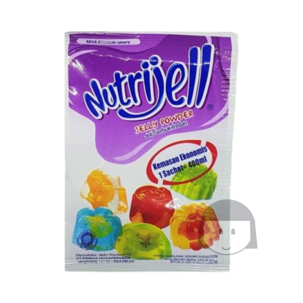 Nutrijell Jelly Powder Rasa Anggur / Grape 10 gr Baking Supplies