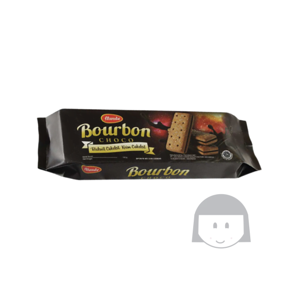 Monde Bourbon Choco Biskuit Cokelat Lapis Krim Cokelat 140 gr Limited Products