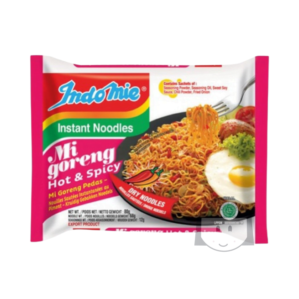 Indomie Mi Goreng Hot & Spicy 80 gr Noodles & Instant Food