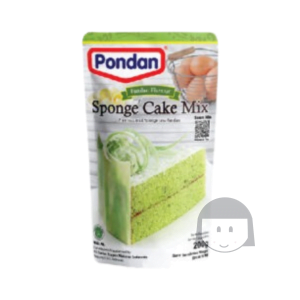 Pondan Sponge Cake Pandan 200 gr Perlengkapan Memanggang