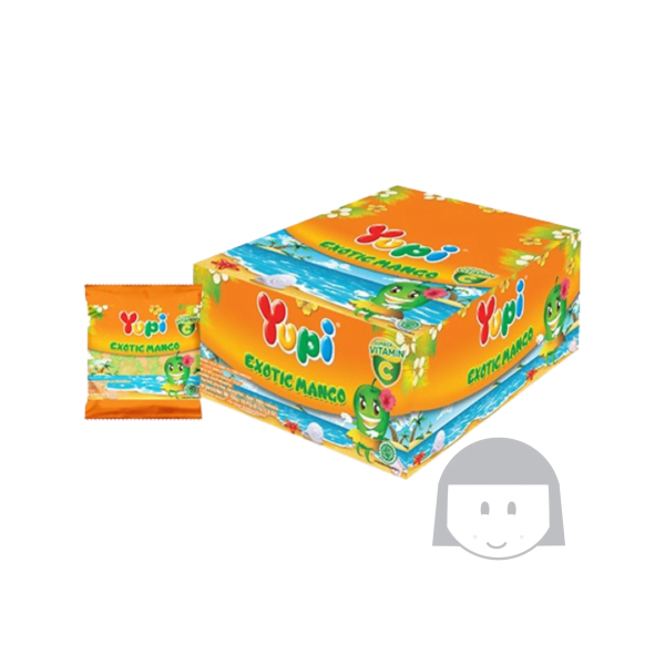Yupi Exotic Mango 7 gr x 24 pcs Sweet Snacks