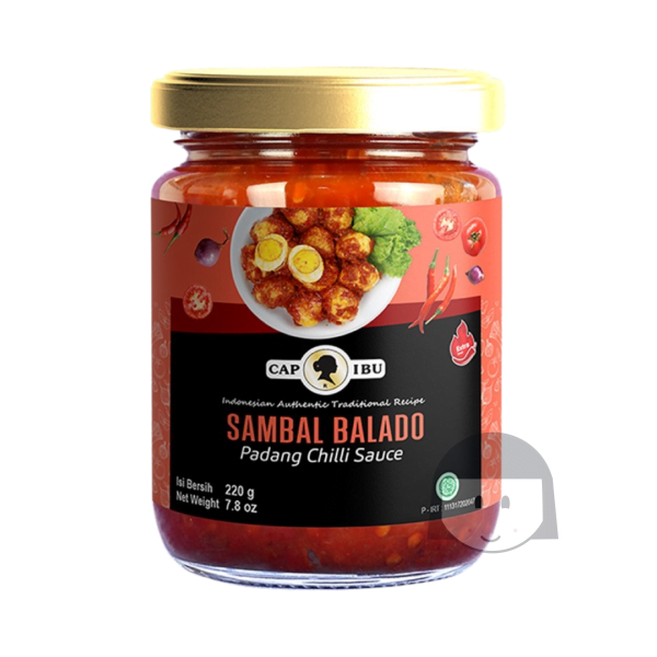 Cap Ibu / Nesia Sambal Balado Hot 220 gr Soy Sauce, Sauce & Sambal