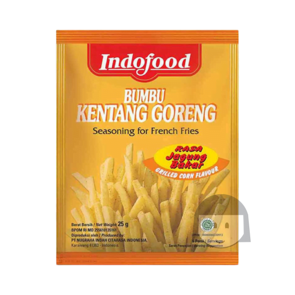 Indofood Bumbu Kentang Goreng Rasa Jagung Bakar 25 gr Spices & Seasoned Flour