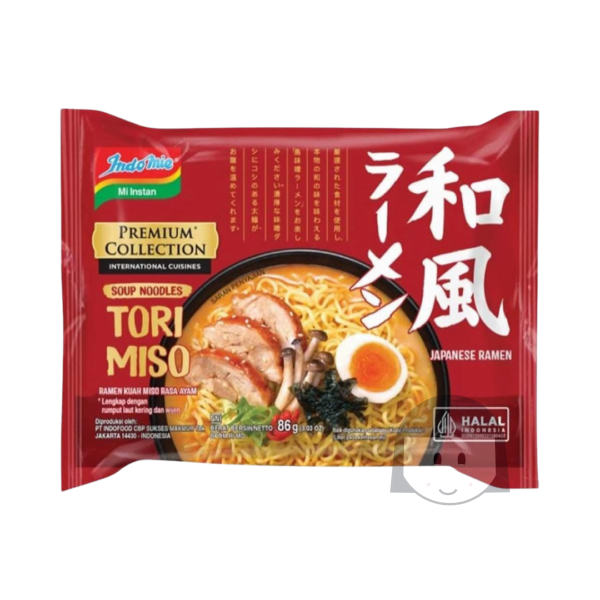 Indomie Premium Collection Tori Miso Ramen Kuah Miso Rasa Ayam 86 gr Limited Products