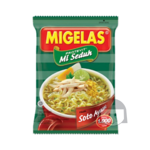 Migelas Rasa Soto Ayam 30 gr, 10 pcs Mie & Makanan Instan