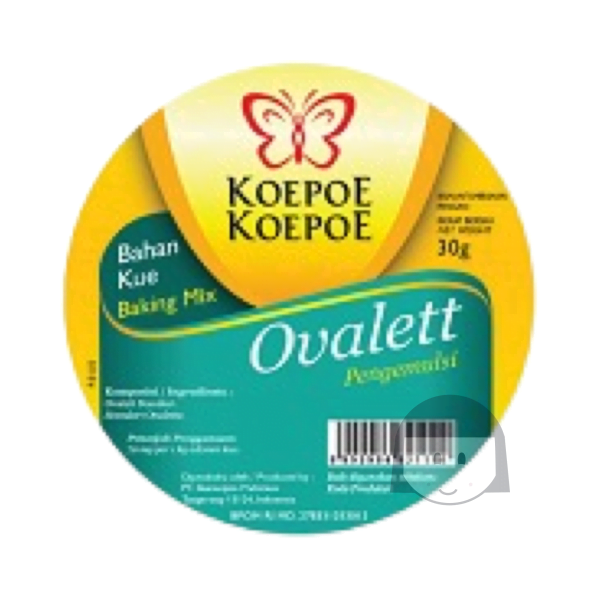 Koepoe Koepoe Ovalett Pengemulsi 30 gr Baking Supplies