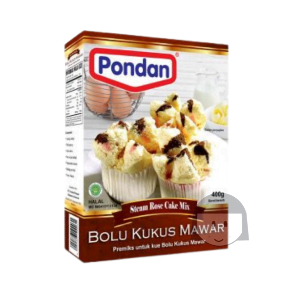 Pondan Bolu Kukus Mawar 400 gr Perlengkapan Memanggang