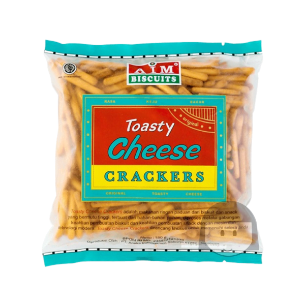 AIM Biscuits Toasty Cheese Crackers 80 gr Limited Products