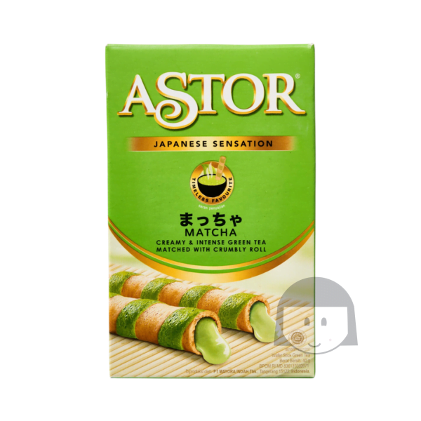 Astor Matcha Wafer Stick Teh Hijau 40 gr