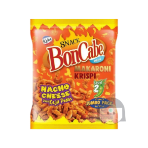 Kobe Snack Boncabe Makaroni Krispi Nacho Keju Rasa Keju Pedas Level 2 150 gr Camilan Gurih