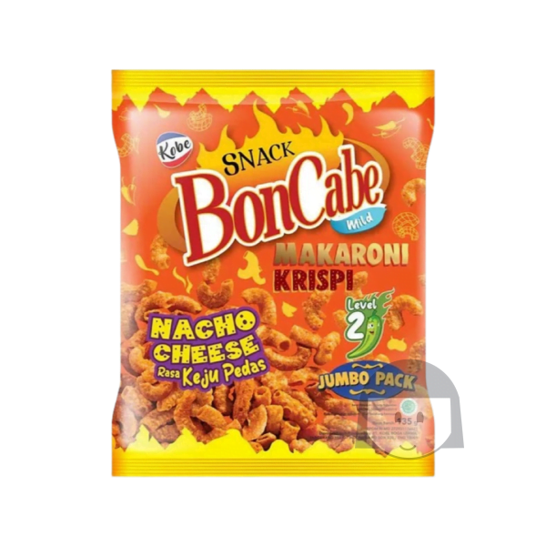 Kobe Snack Boncabe Makaroni Krispi Nacho Cheese Rasa Keju Pedas Level 2 150 gr Savory Snacks