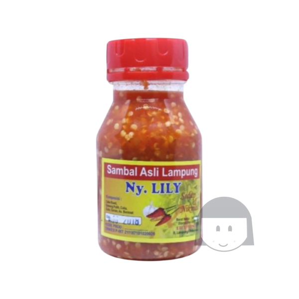 Ny. Lily Sambal Asli Lampung 300 gr Exp. 08-2025