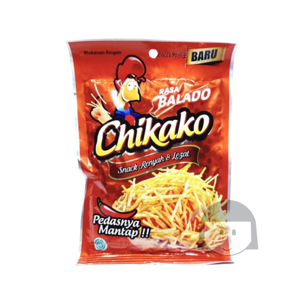 Chikako Rasa Balado 20 gr x 10 pcs Savory Snacks