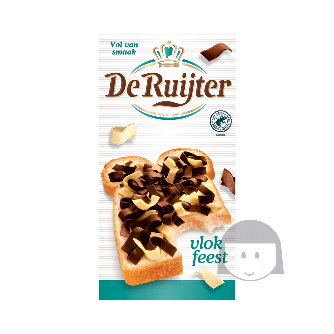 De Ruijter Party Chocolate Flakes 200 gr Typical Dutch De Ruijter Party Chocolate Flakes 200 gr