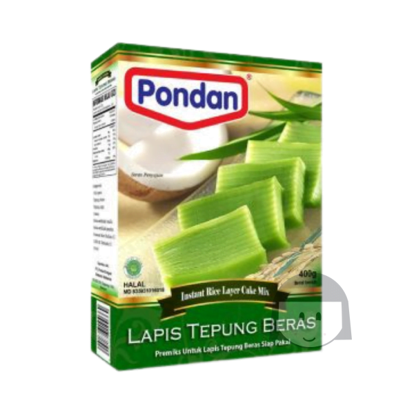 Pondan Lapis Tepung Beras 400 gr Baking Supplies