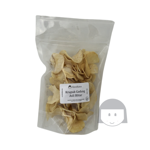 KiosKana Krupuk Gadung Asli Blitar 100 gr Savory Snacks