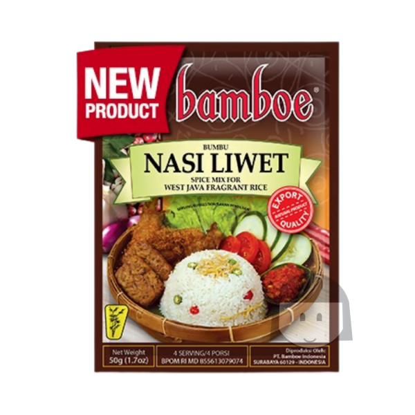 Bamboe Bumbu Nasi Liwet 50 gr Exp. 13-12-2025