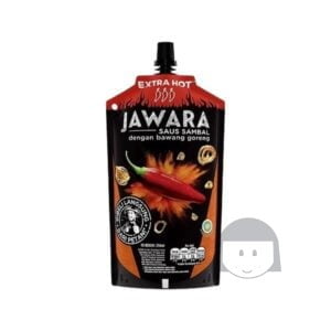 Jawara Saus Sambal Dengan Bawang Goreng Extra Hot 250 ml Soy Sauce, Sauce & Sambal