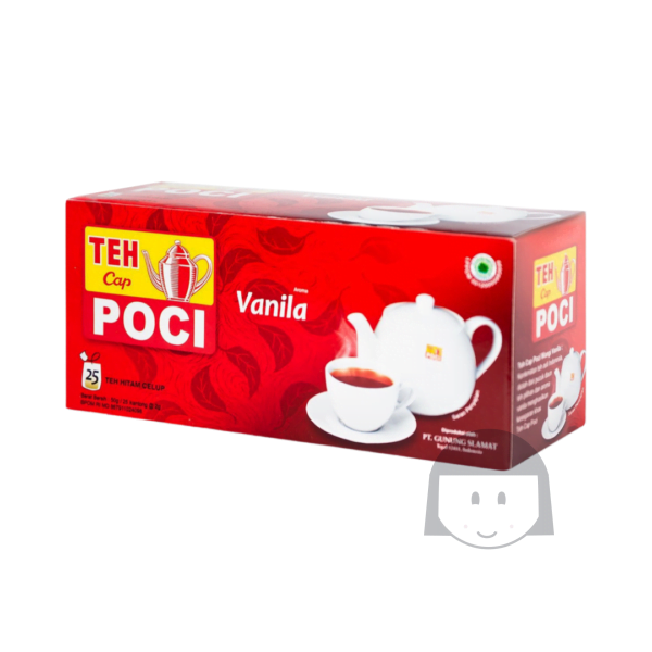 Teh Cap Poci Vanila 2 gr, 25 sachets
