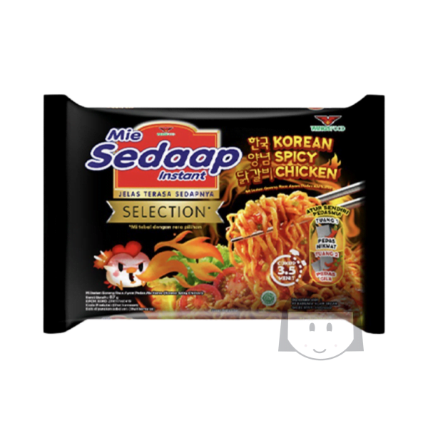 Mie Sedaap Koreaanse Pittige Kip 87 gr Beperkte producten