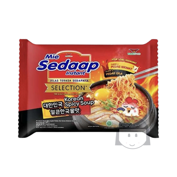 Mie Sedaap Korean Spicy Soup 77 gr Noodles & Instant Food