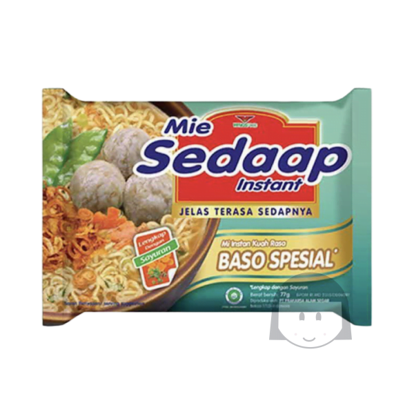 Mie Sedaap Mi Instan Kuah Rasa Baso Spesial 77 gr Clearance Sale