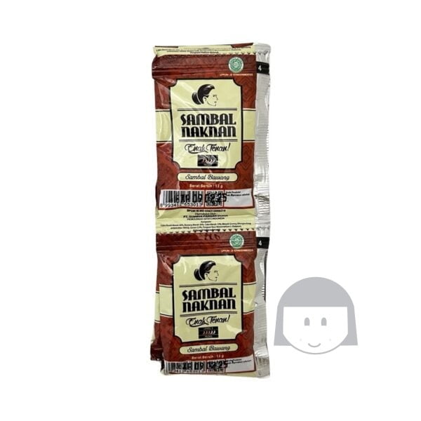 Naknan Sambal Bawang Level 3, 12 gr, 10 sachet