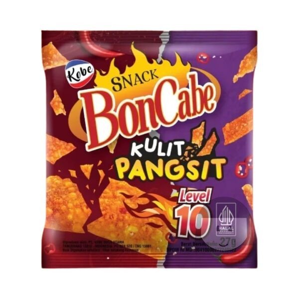 Kobe Snack BonCabe Kulit Pangsit Niveau 10, 27 gr